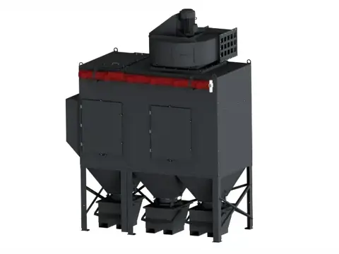 dust collector for shot blasting machines