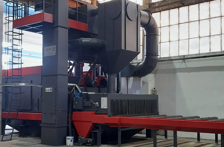 Roller Conveyor Shot Blasting Machine (2)