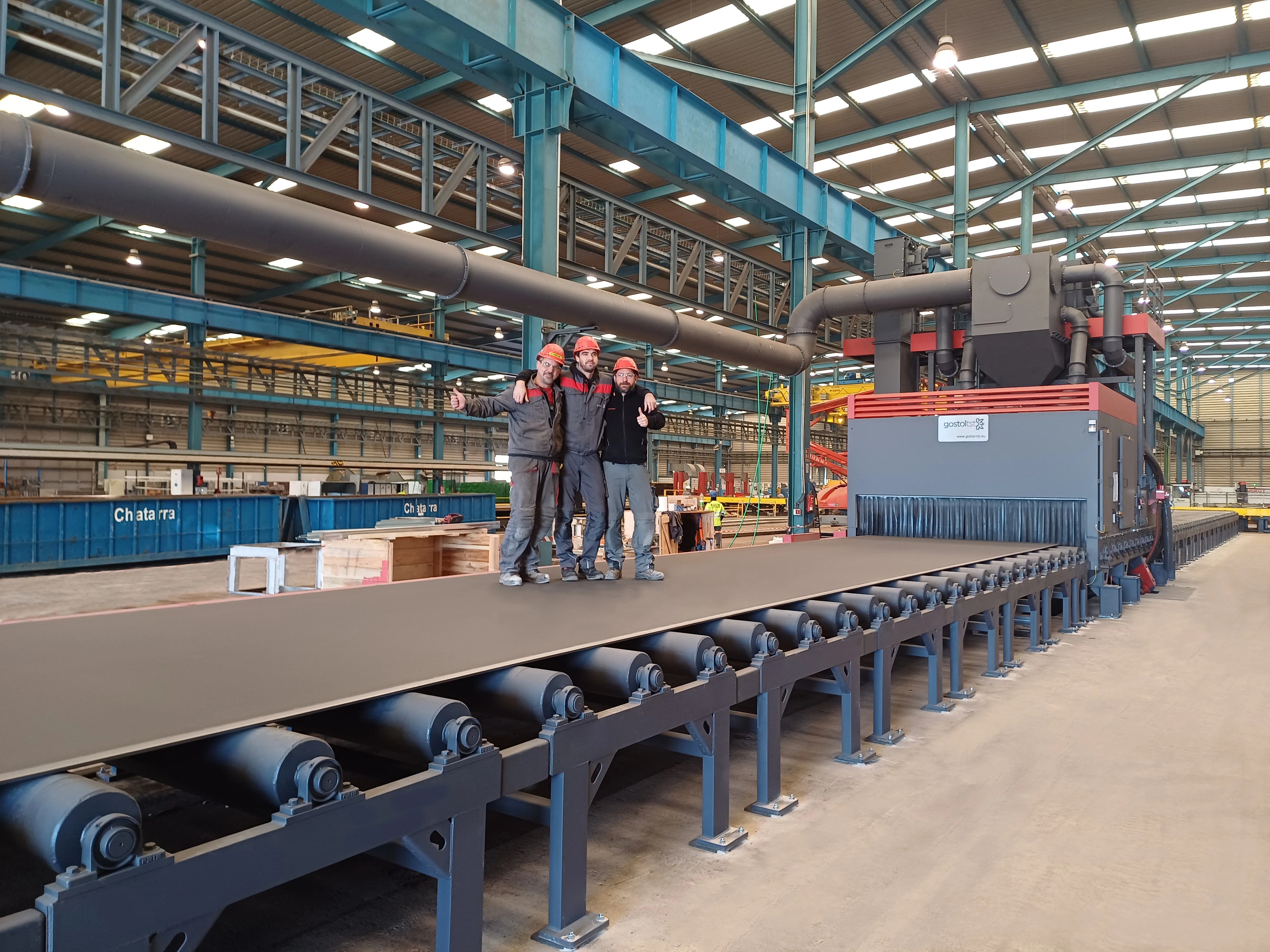 дробемётная установка Gostol TST