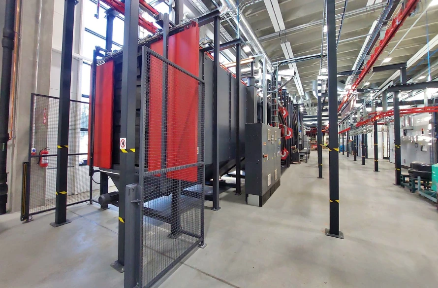 Pass Through Monorail Shot Blasting Machine